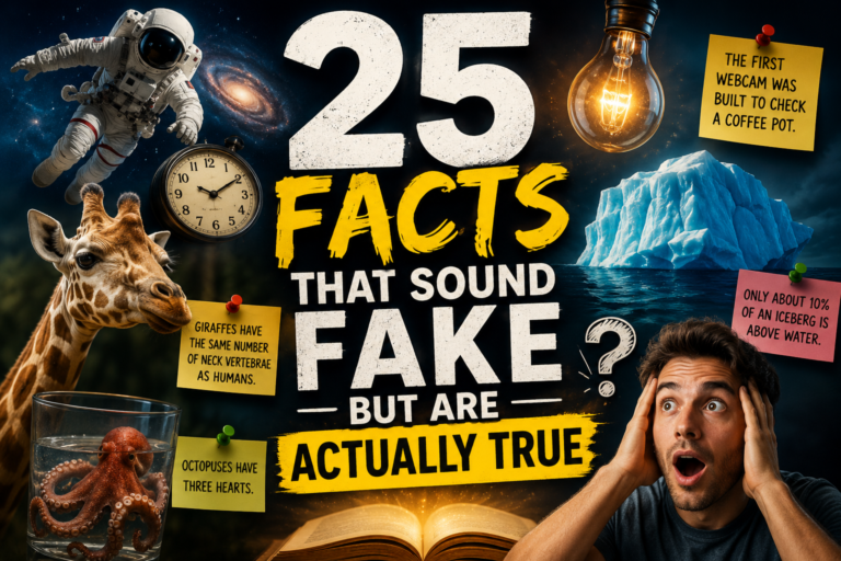 25 Facts That Sound Fake but Are Actually True